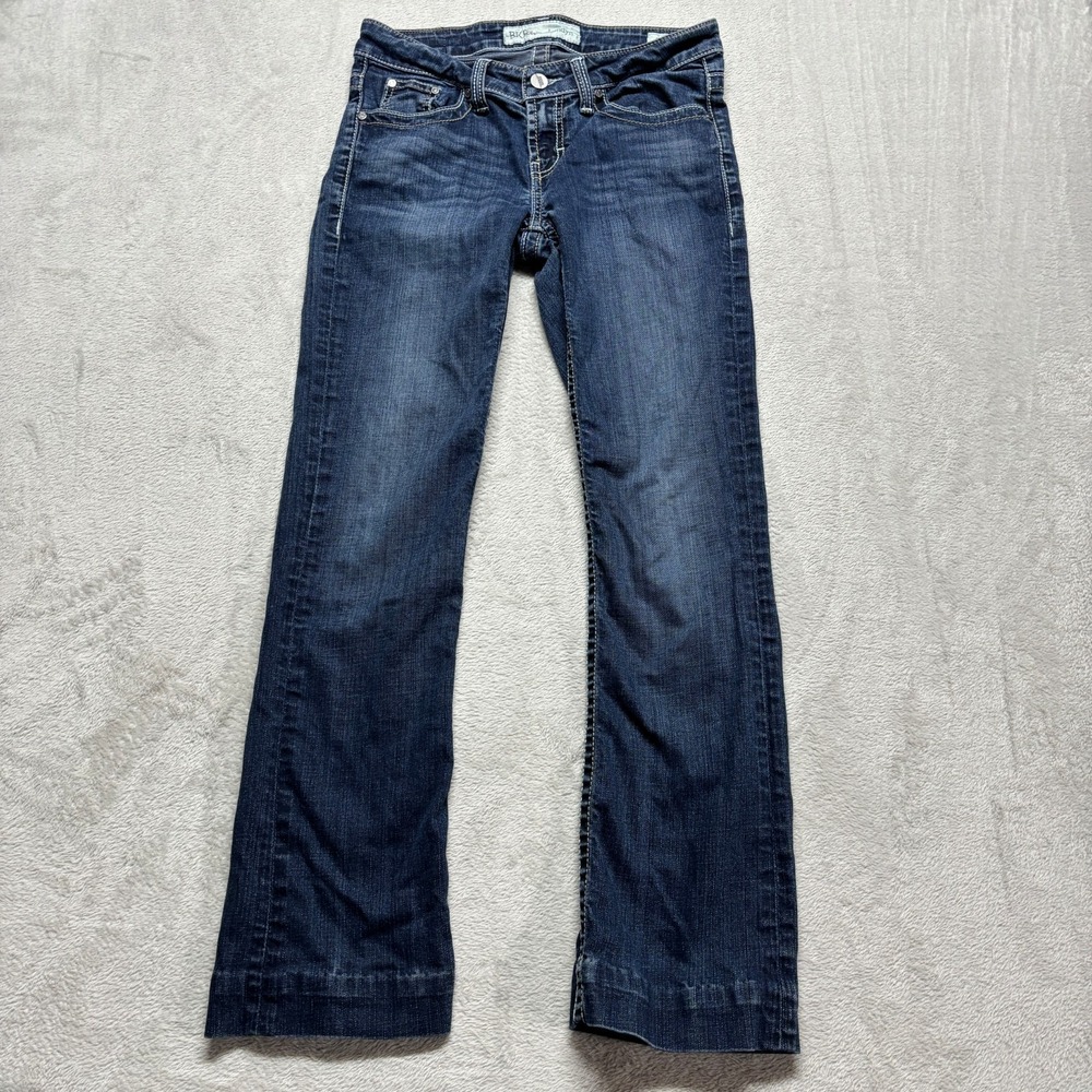 BKE‎ denim Londyn Bootcut Stretch Jeans Womens 29L Dark Wash Denim Fits 31x30.5"